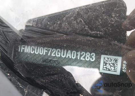 2016 Ford Escape S from USA, damaged, VIN 1FMCU0F72GUA01283